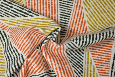 Interlockjersey | JULIUS | Abstraktes Muster Striche